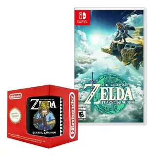 The Legend Of Zelda Tears Of The Kingdom Nintendo + Taza