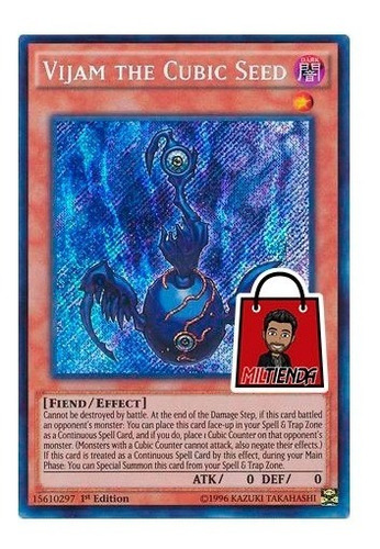 Vijam The Cubic Seed - Secret Rare - Miltienda - Yugioh