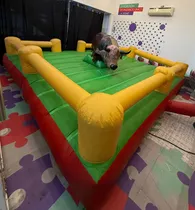 Comprar Toro Mecánico Completo, Con Inflable, Consola Y Turbina.