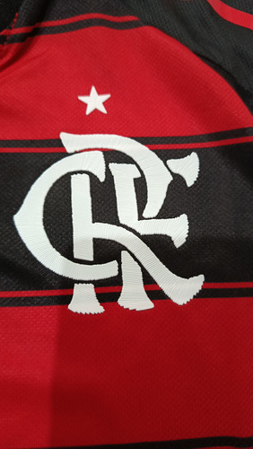 Camiseta Flamengo Titular 2025/26 Parche Brasileirao