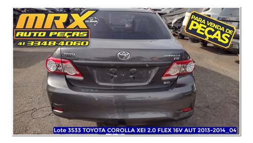 Suacata Corolla Xei 2.0 Flex 16v Aut 2014 Peças