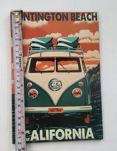 Combi Cuadro Cartel Huntington Beach California X927