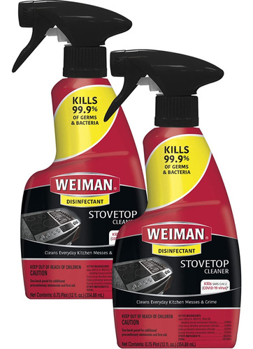 Limpiador Y Pulido De Cook Top Weiman 355ml 2pz