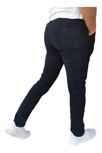 Imagen 7 de 9 de Pantalon Skinny De Gabardina Strech John Silver Para Hombre