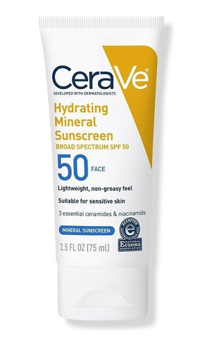 Cerave Protector Solar Hidratante Facial Spf 50 (75ml)