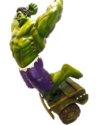 Hulk Resina Hombre Increible Arte Pop Posado