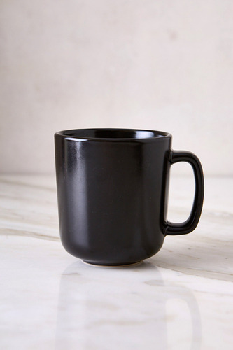 Taza Jarro Mug Ceramica Cafe Luke Color Negro 400ml