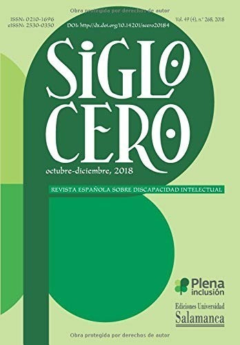 Libro : Siglo Cero Revista Española Sobre Discapacidad...