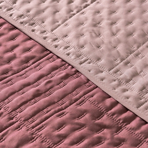 Edredón Matrimonial Blush Rosa Delgad Capitonad Vianney