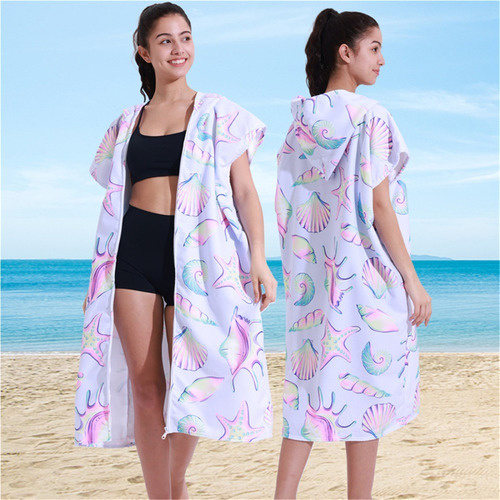 Toalla Con Capucha Albornoz De Playa Adulto