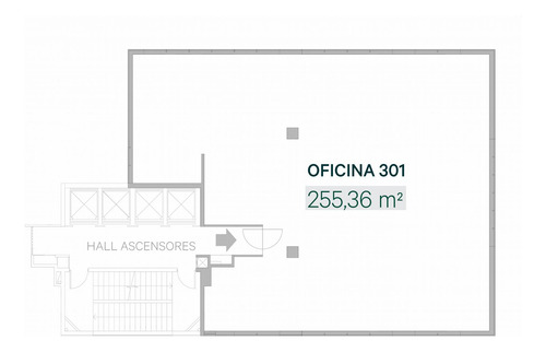 Arriendo Oficina Habilitada De 255,36 M2, Metro Pedro De Val