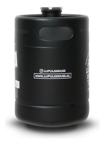Dispensador Straight Tube 2.0 + Growler Mini Keg 2 Lt Negro