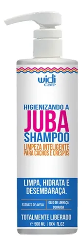 Shampoo Higienizando Widi Care A Juba 500ml Limpeza Inteligente