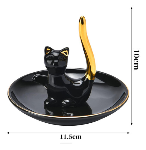 Porta-anel De Gato, Prato Decorativo, Bandeja Para Chave De