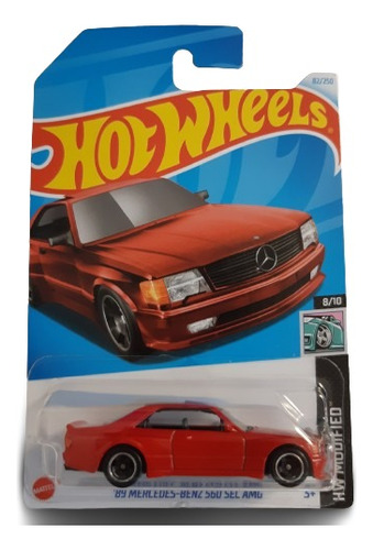 Hot Wheels '89 Mercedes-benz 560 Sec Amg Clásico Colección 