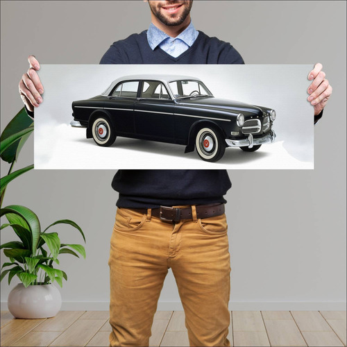 Cuadro 30x80cm Auto 1956 Volvo 121 Auto 7