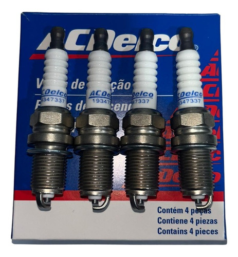 Kit X4 Bujías Acdelco Peugeot 206 - 207 - 208 Citroen C3