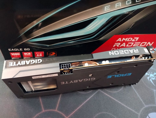 Placa De Vídeo Gigabyte Radeon Rx 6600 Eagle Amd, 8gb Gddr6 (Usado)