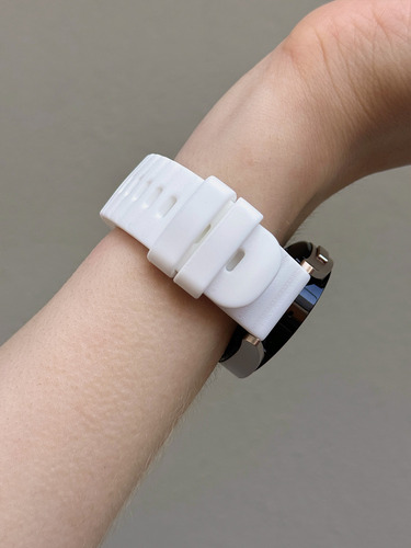 Malla Lineas Para Samsung Galaxy Watch Active 1 Y Active 2 Blanco