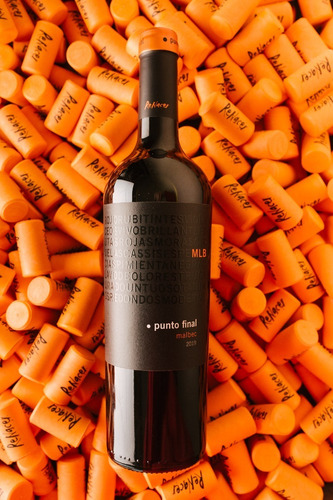Imagen 3 de 5 de Vino Punto Final Malbec X 6 Botellas + Cuchillo + Tabla