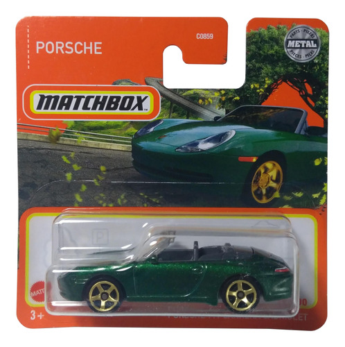 Matchbox Porsche 911 Carrera Cabriolet Verde Met Nuevo