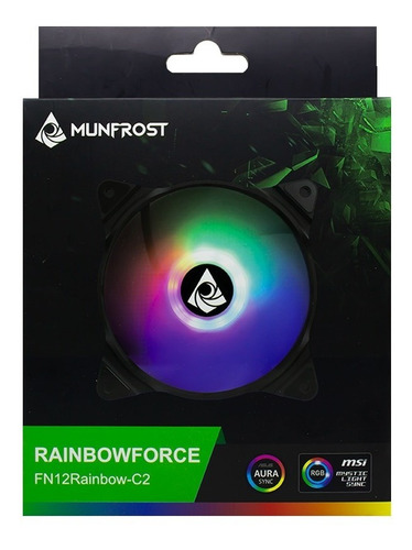 Ventilador Munfrost Solar Wind Rainbowforce Fn-12 Argb 120mm