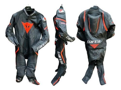 Mono Traje Daine Nrfb 100% Piel Piloto Moto Motociclismo