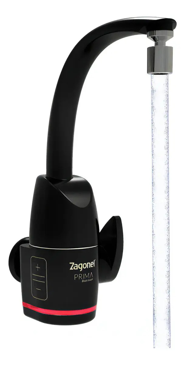 Torneira Eletrônica Zagonel Touch Prima 5500W cor preto