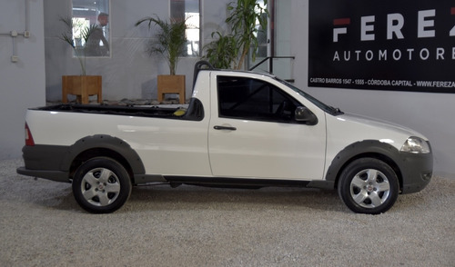 Fiat Strada Working 1.4 8v Con Gnc 2013 Color Blanco