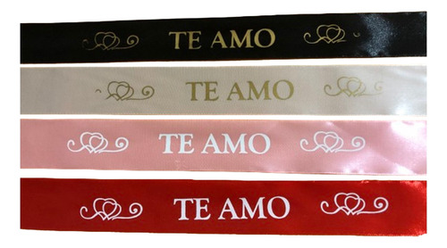 Liston Con Frases Ideal Para Tus Regalos O Ramos De Flores Te Amo Liston Con Frases