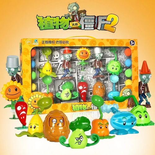 Plantas Vs Zombies Auténtico Juego Juguetes Zombie Sin