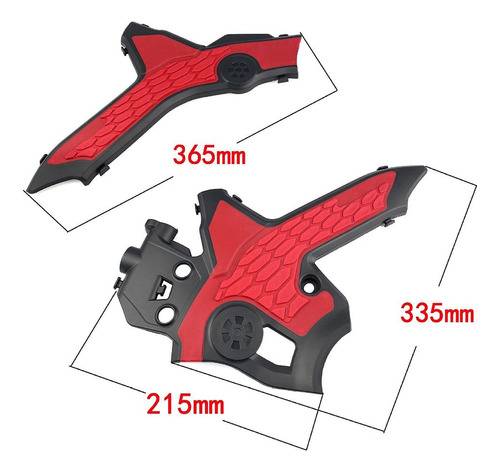 Protector De Marco De Motocicleta, Panel Protector De Rojo