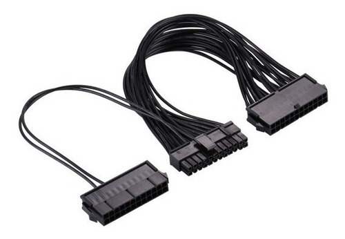 Imagen 1 de 1 de Cable Adaptador Para 2 Fuentes De Poder Atx 24 Pin Dual Psu
