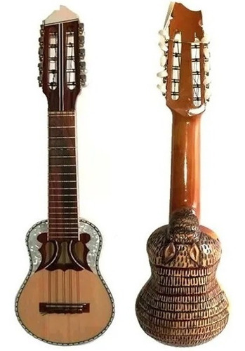 Charango Boliviano Armadillo Quirquincho Tallado Original