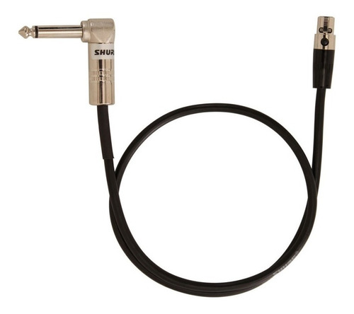 Imagen 1 de 2 de Shure Wa304 Cable De Instrumento Plug Angular A Tqg Bodypack