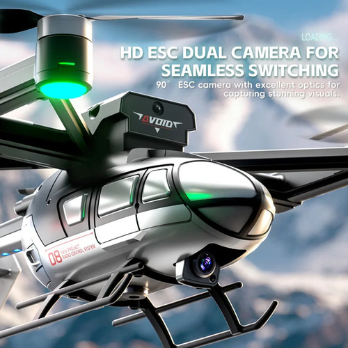 Helicóptero Dron Jjrc X38 App 4k Gps Camara Antiobstaculos Negro