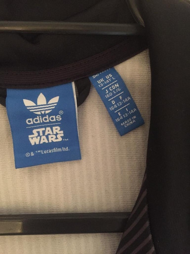 Imagen 6 de 6 de Chaqueta adidas Star Wars Original. Talla 13 - 14 Años