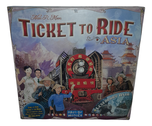 Ticket To Ride Asia Expansion Juego De Mesa Days Of Wonder