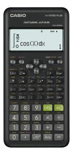 Calculadora Casio Fx570 Es Plus 2 Generación Color Negro