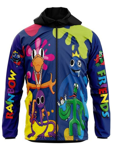 Chaqueta Antifluido De Rainbow Friends Para Niños 