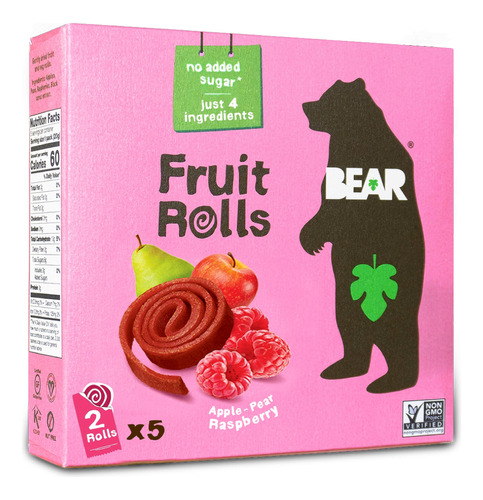 Bear Yoyo Fruit Roll Raspberry Multipack, 3.5 Oz