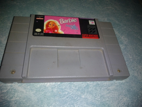 Super Nintendo Snes Videojuego Barbie Super Model Original