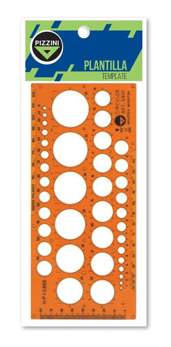 Plantilla De Circulos Pizzini Dibujo Tecnico 5801