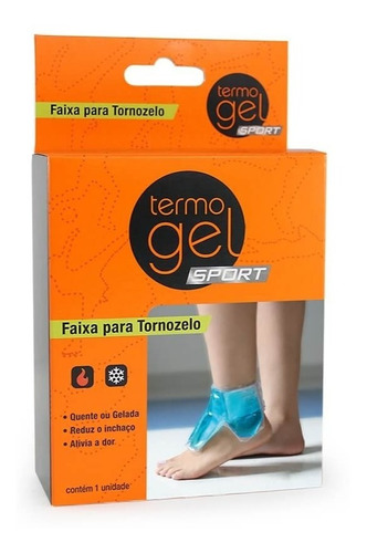 Imagem 1 de 1 de Termogel Faixa De Gel P/ Tornozelo