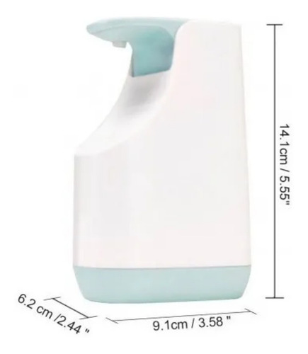 Dispensador Compratodo shop Jabonera Hotel Bar Shampoo Gel Antibacteriano Loção Elegante Minimalista Compacto Manos Limpieza Higiene Rellenable Fregadero Lavabo Dosador cor neutro