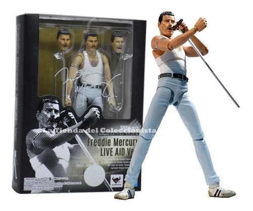 Freddie Mercury Live Aid Bandai Figuarts Figura De Lujo