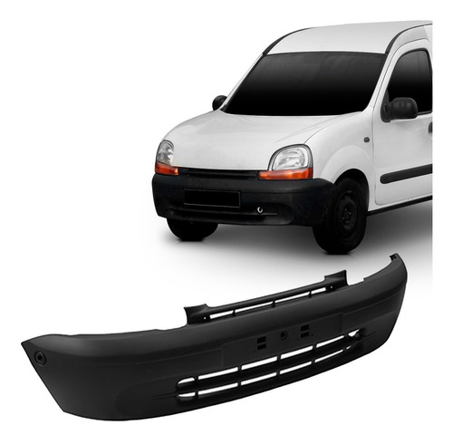 Parachoque Dianteiro Kangoo 98 1999 2000 01 02 03 Preto Liso