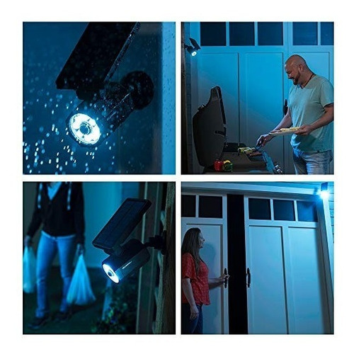 Imagen 2 de 3 de Bionic Spotlight - Lampara Solar Con Sensor De Movimiento