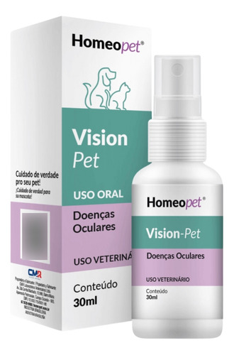 Vision Pet Tratamento Cães Gatos Homeopet Real H 30ml