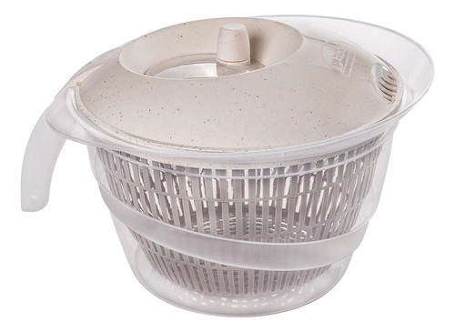 Pote Secador Seca Salada E Verduras 4l Com Cesto Plasútil